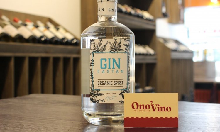 Gin artisanal BIO distillerie Castan cave à vin à Annecy